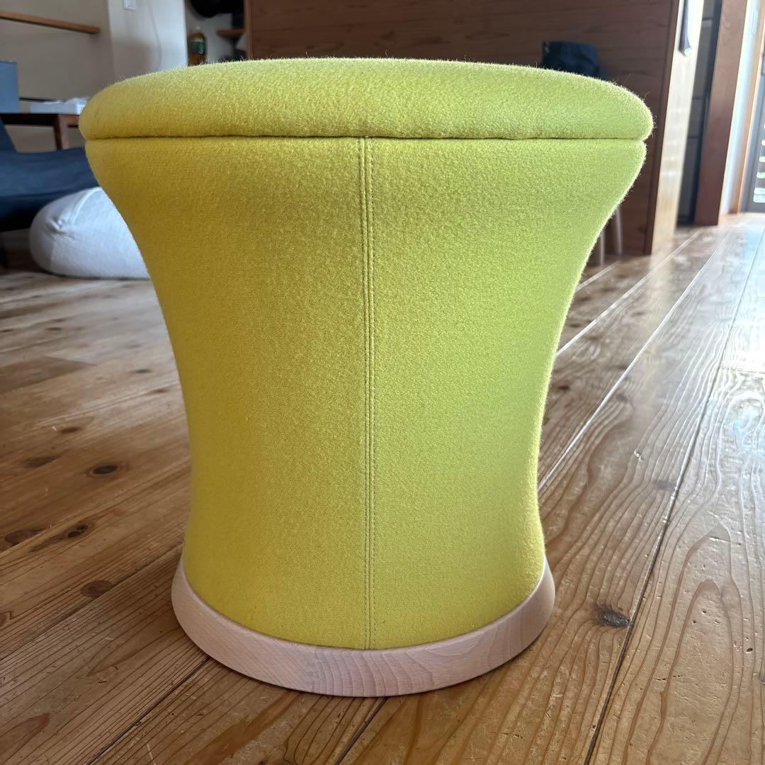 マルニ木工　maruni イエロー 円形スツール