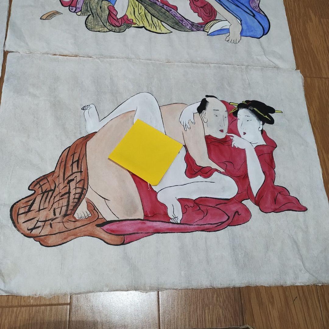 h 浮世絵 春画 艶画 美人画 日本画 人物画 年代物