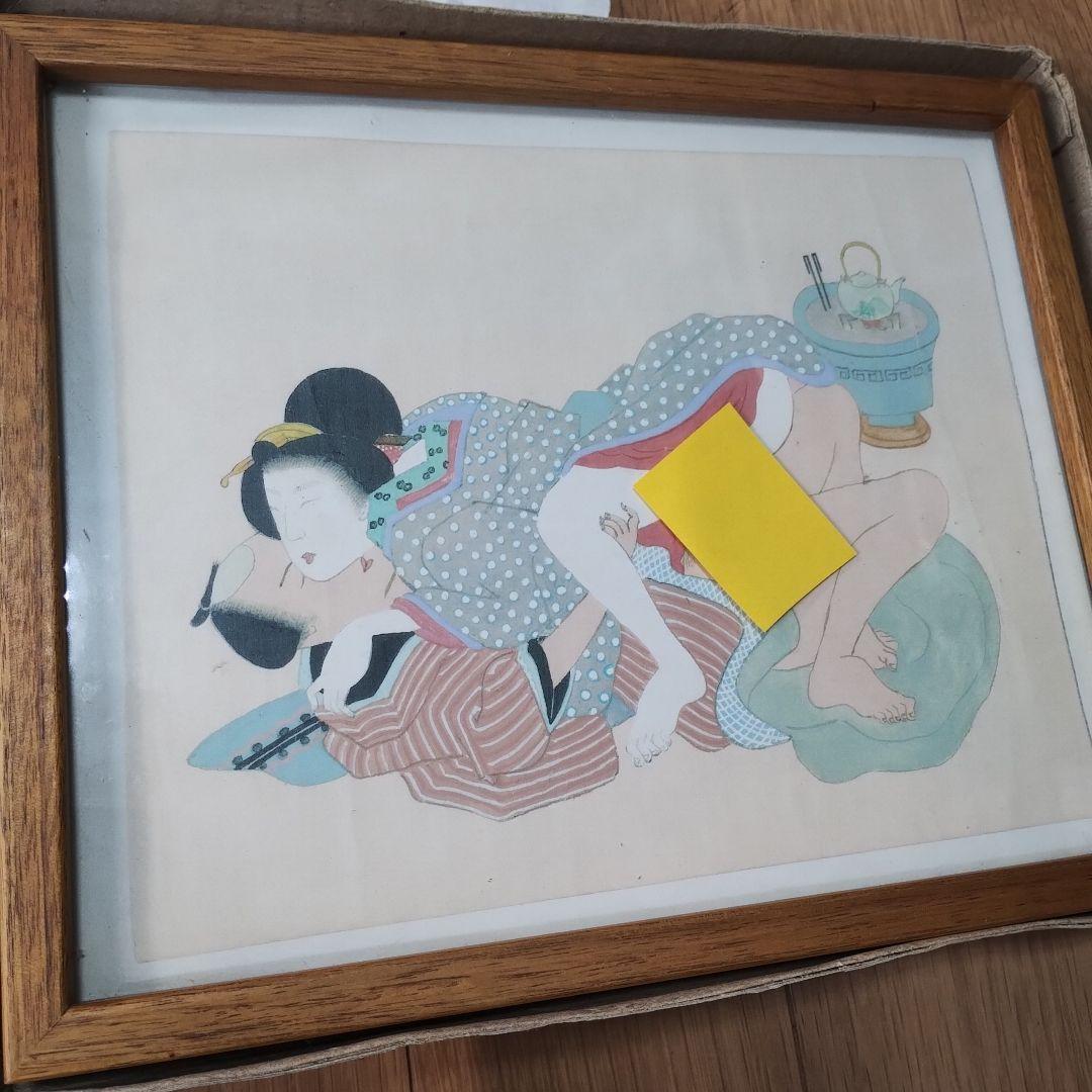 h 浮世絵 春画 艶画 美人画 日本画 人物画 年代物