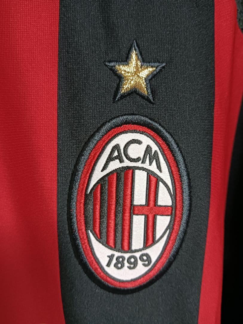 アディダス ACミラン 長袖ユニフォーム 06/07 ホーム M 国内正規品