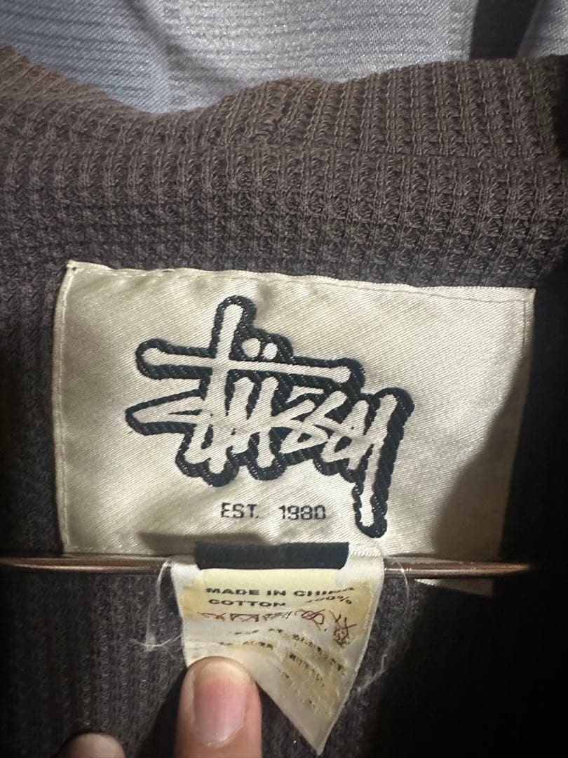 90s~00s old stussy アクティブジャケット サーマル 値下げ⭕️