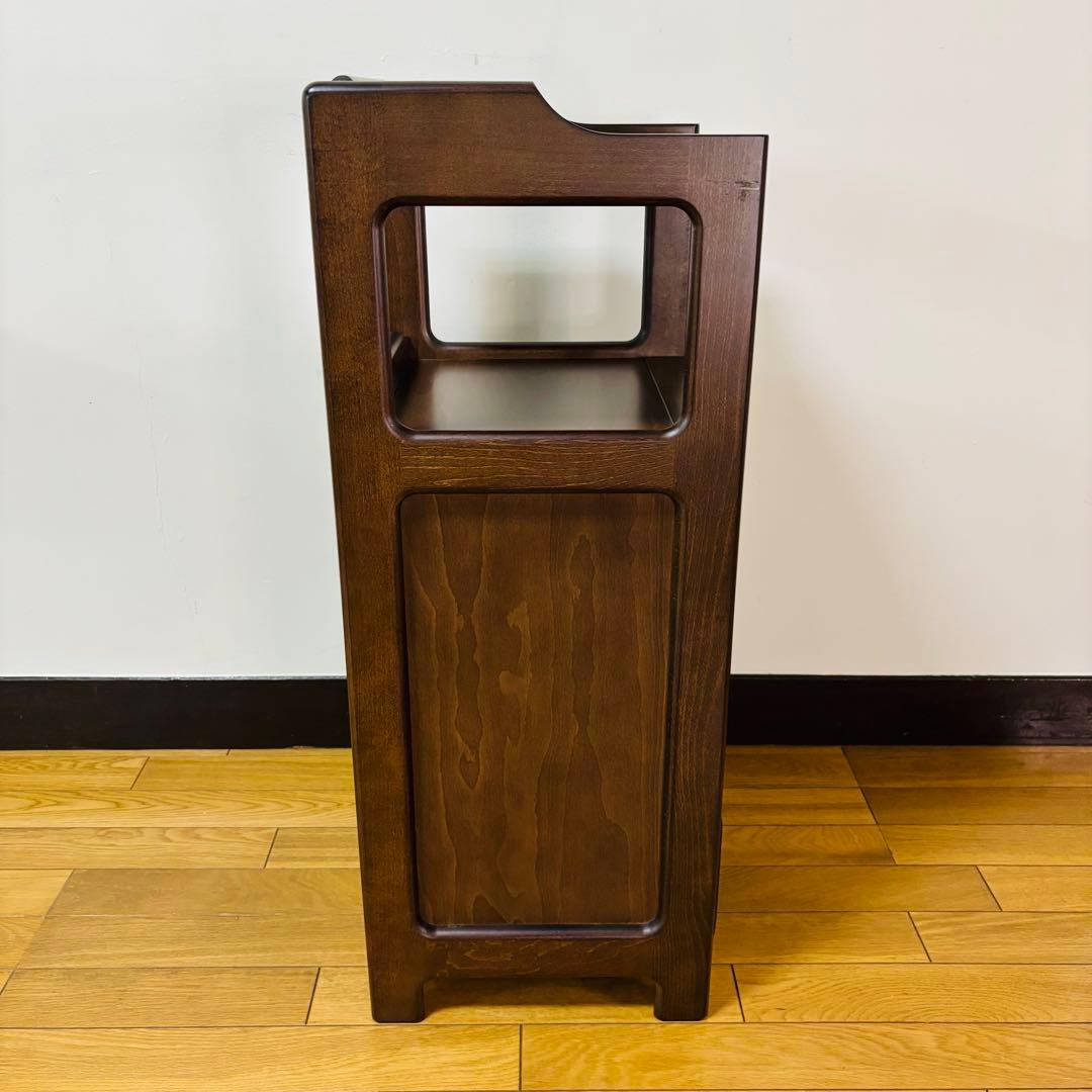 美品　karimoku　カリモク家具　電話台　4段チェスト キャビネット