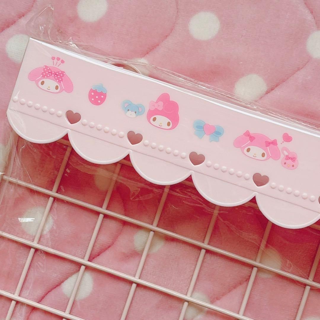 マイメロ 推しをかわいく飾り隊 ワイヤーネット フック付きカゴ マスコットチェア