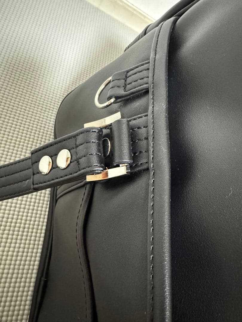 イーストボーイ　スクバ　さくら女神　ブラック　合皮