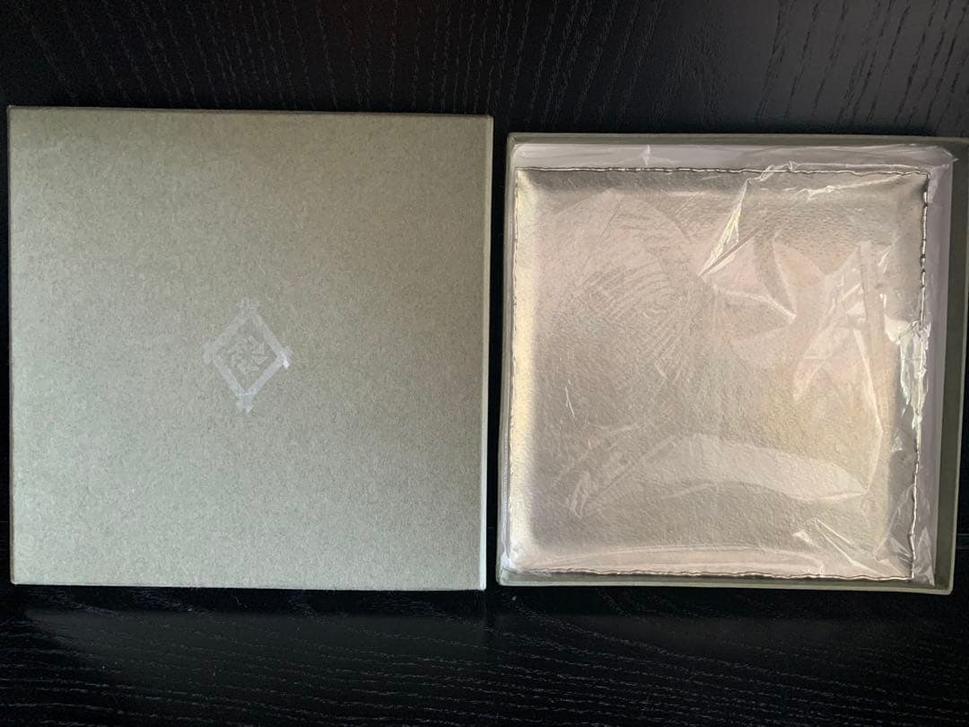 京都清課堂　錫　薄氷皿6寸