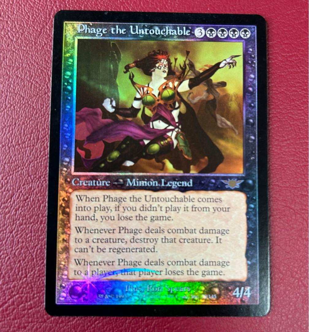 mtg 触れられざる者フェイジ 英語 1枚　Foil レギオン