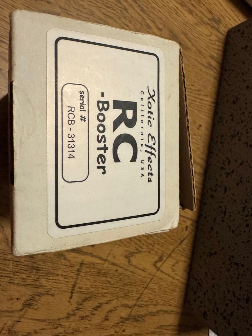 【廃盤】Xotic Effects RC Booster【青色LED】箱付き