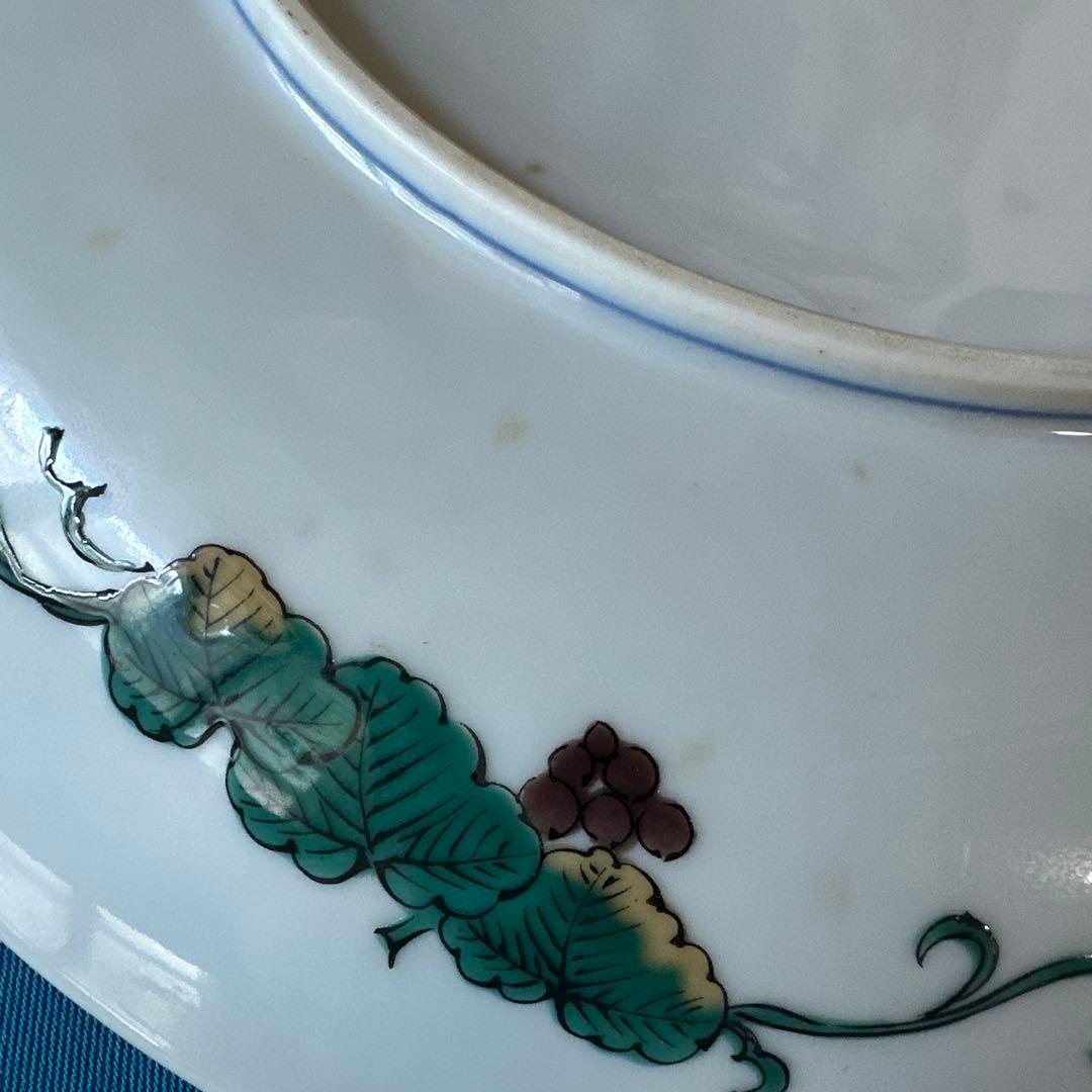 【HMZ680】九谷　角福　皿　飾り皿　長期保管品