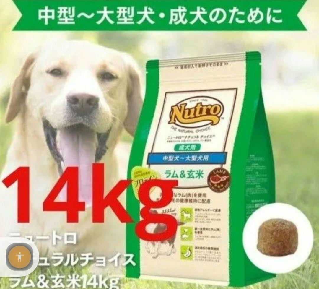 ニュートロナチュラルチョイスラム＆玄米 中型犬 大型犬 成犬用 14kg