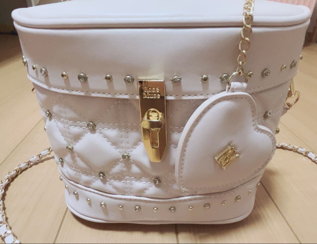 Rosé Muse vanity bag pink