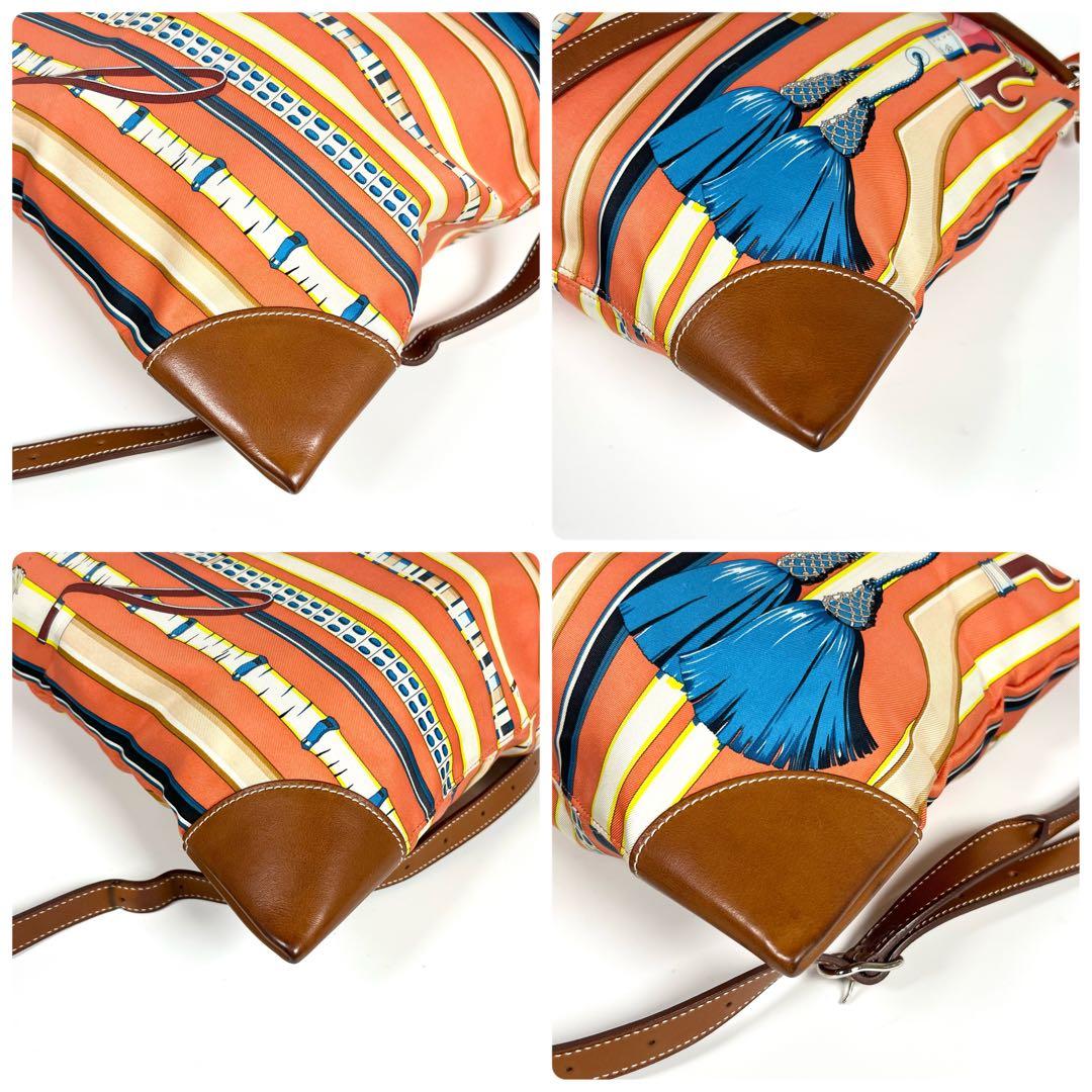 【良品】HERMES（エルメス） ショルダーバッグ シルキーシティPM ステッキ