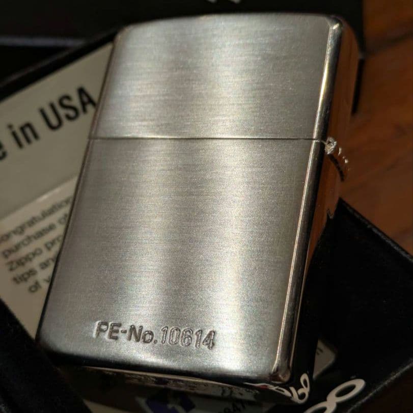 【新品】ピース Peaceロゴ シルバー Zippo