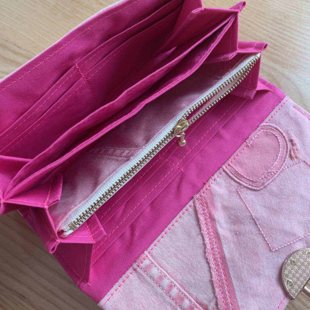 デニム リメイク ウォレット 長財布