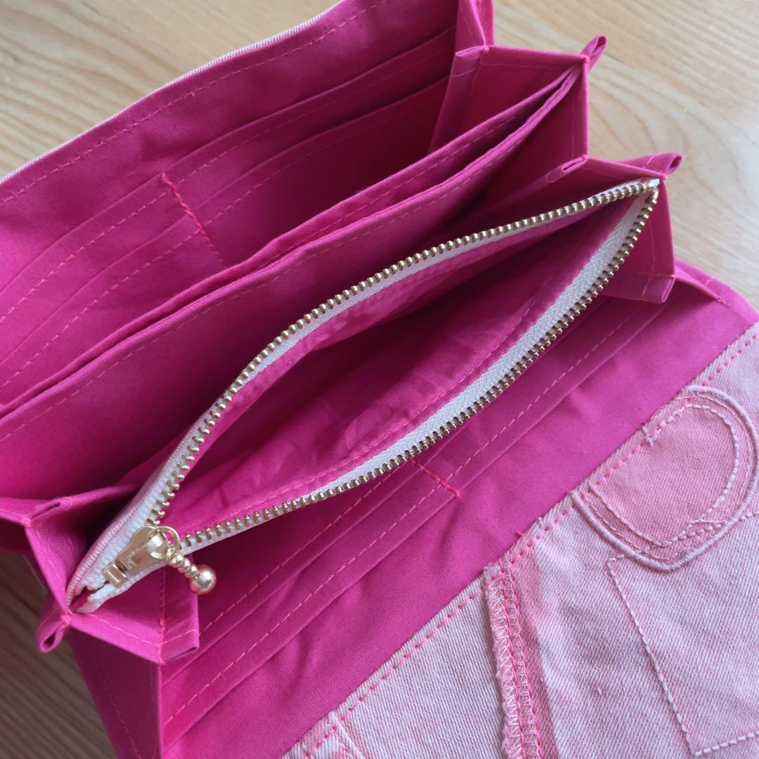 デニム リメイク ウォレット 長財布