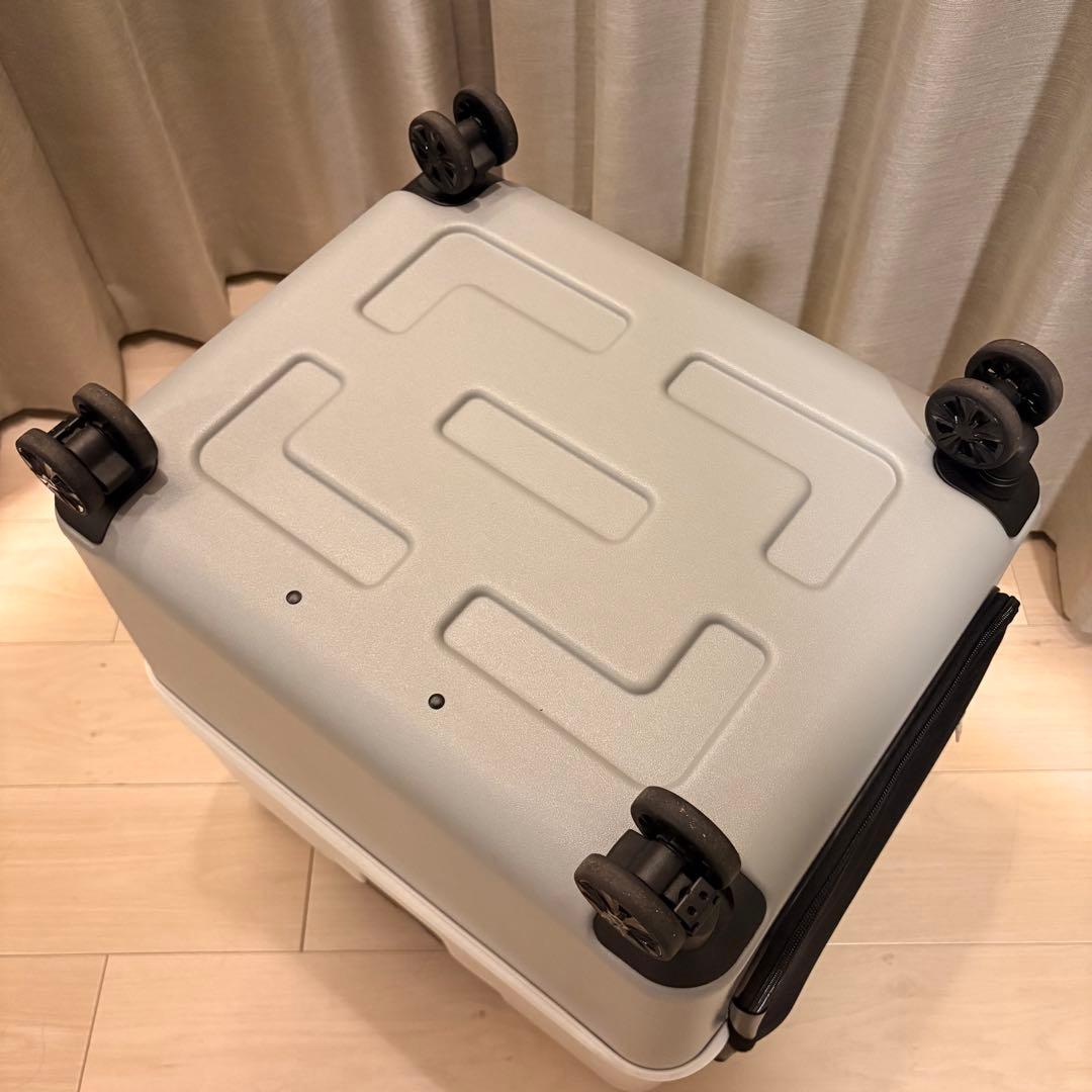 ペットキャリー ico Lサイズ PETICO ペチコ サンドグレー×ホワイト