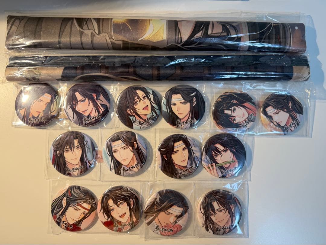 魔道祖師　ステラワース　缶バッジ　B3タペストリー