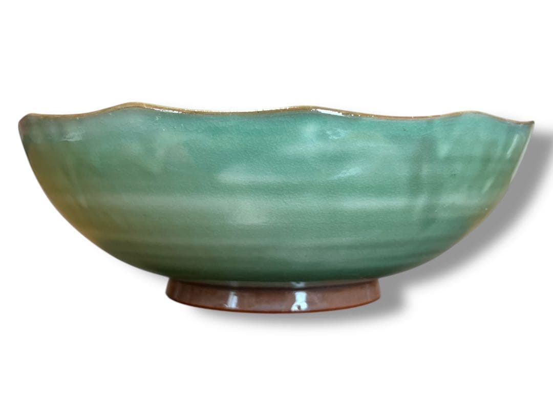 《美品＆レア》 京焼 清水焼 土渕陶あん 紫陽花 アジサイ 大皿