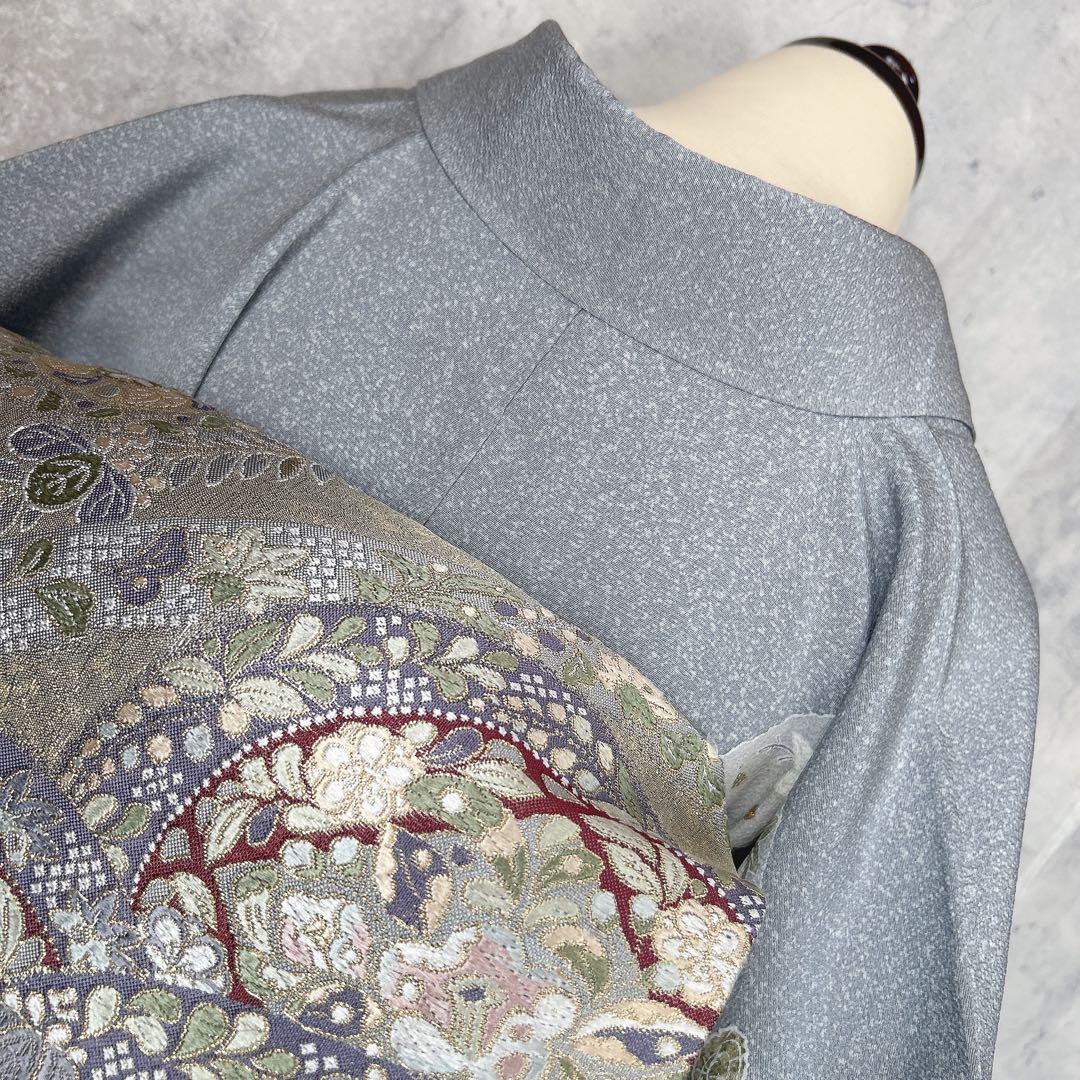 訪問着フルセット　辻ヶ花　着物　正絹　水色　華やか　入学式　卒業式