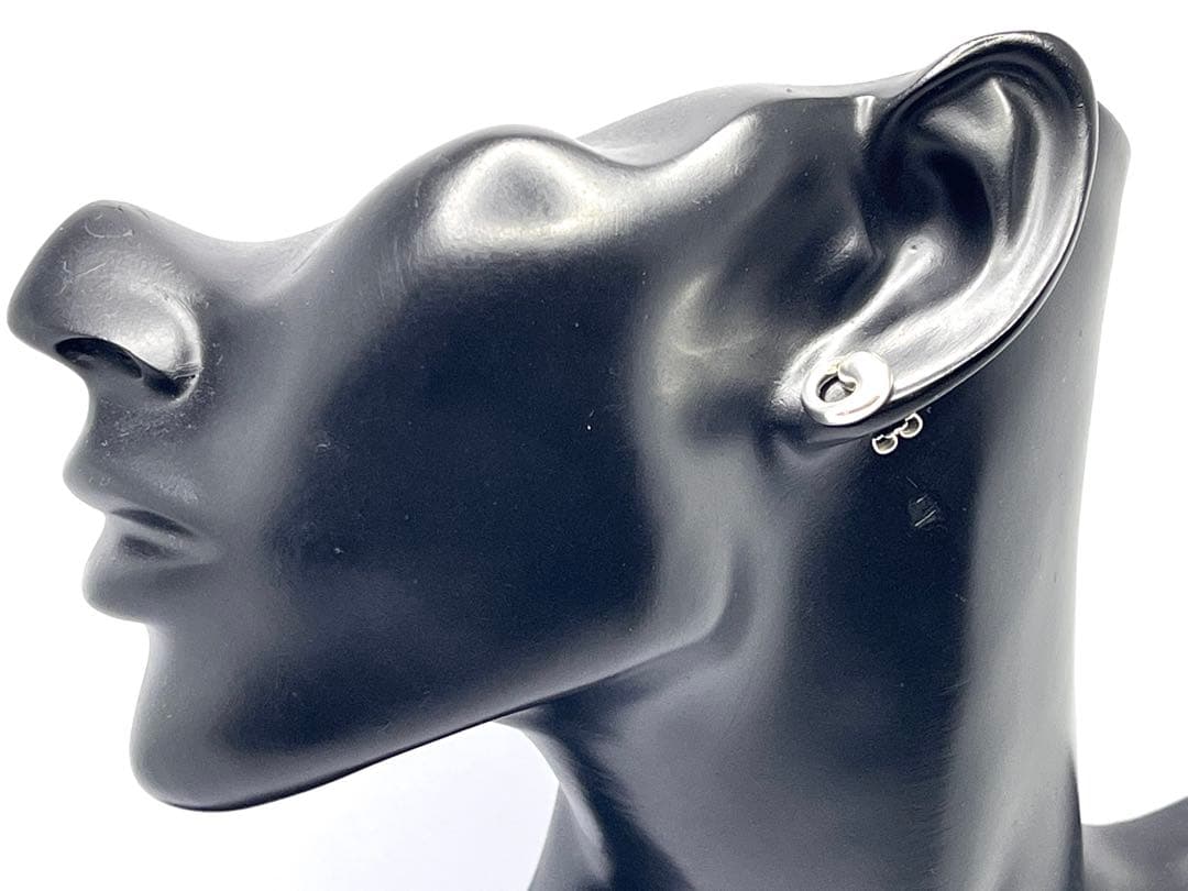 c874 美品　ティファニー　エターナルサークル　ピアス　シルバー　925