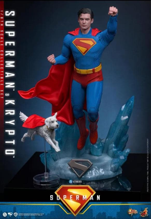 ホットトイズ MMS812 スーパーマン&Krypto 1/6スケールフィギュア