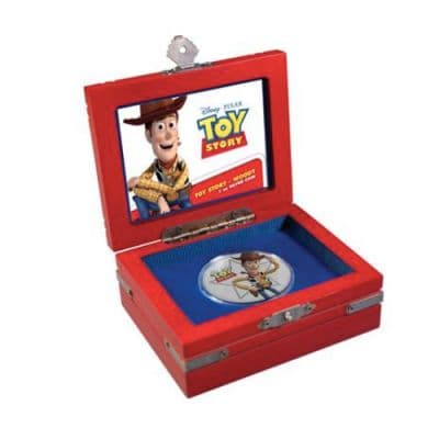 新品・未使用　トイ・ストーリー ウッディ 1オンス　銀貨　専用BOX付き
