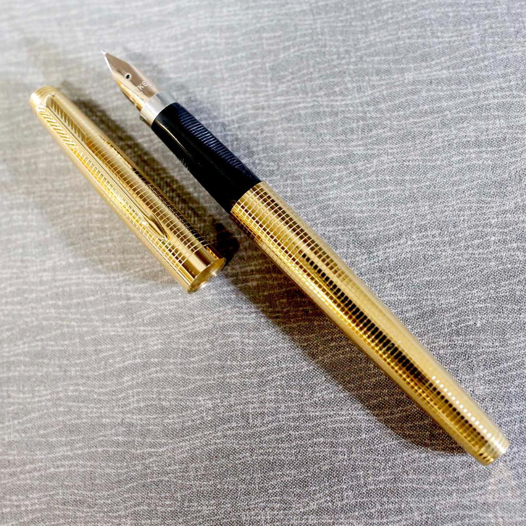 【極美品 送料込み】パーカー 万年筆 ７５ ゴールドフィルド 金張り