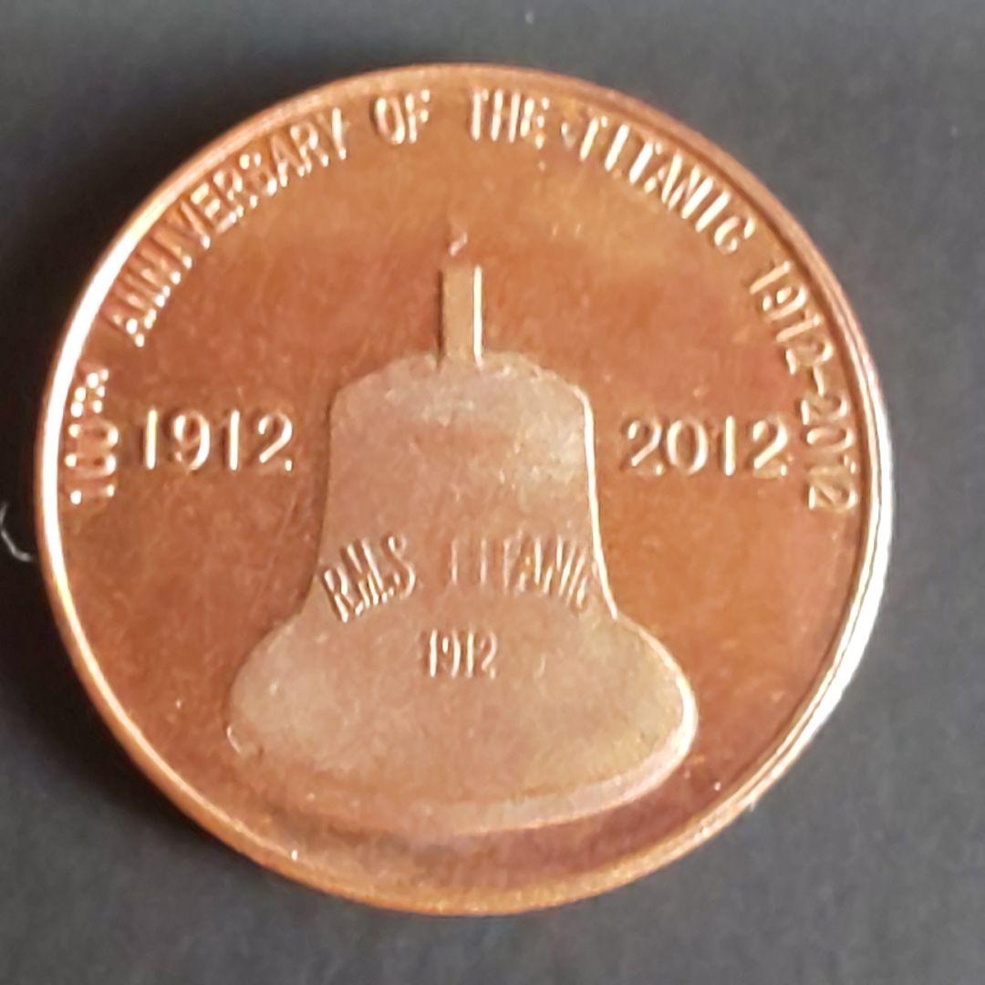 タイタニック！【100年】レドンダ王国記念硬貨！【無人島硬貨】
