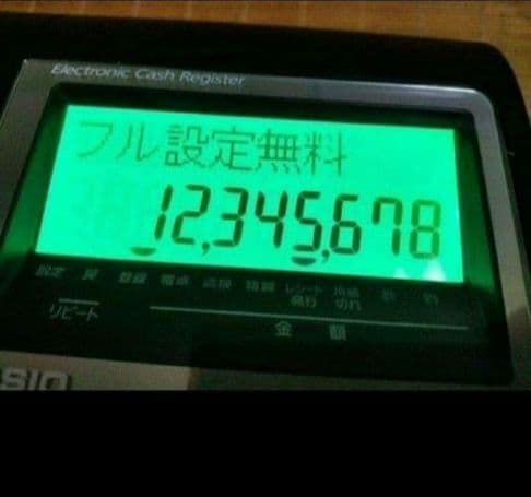 カシオレジスター　TE-340/NL300　フル設定無料　130126
