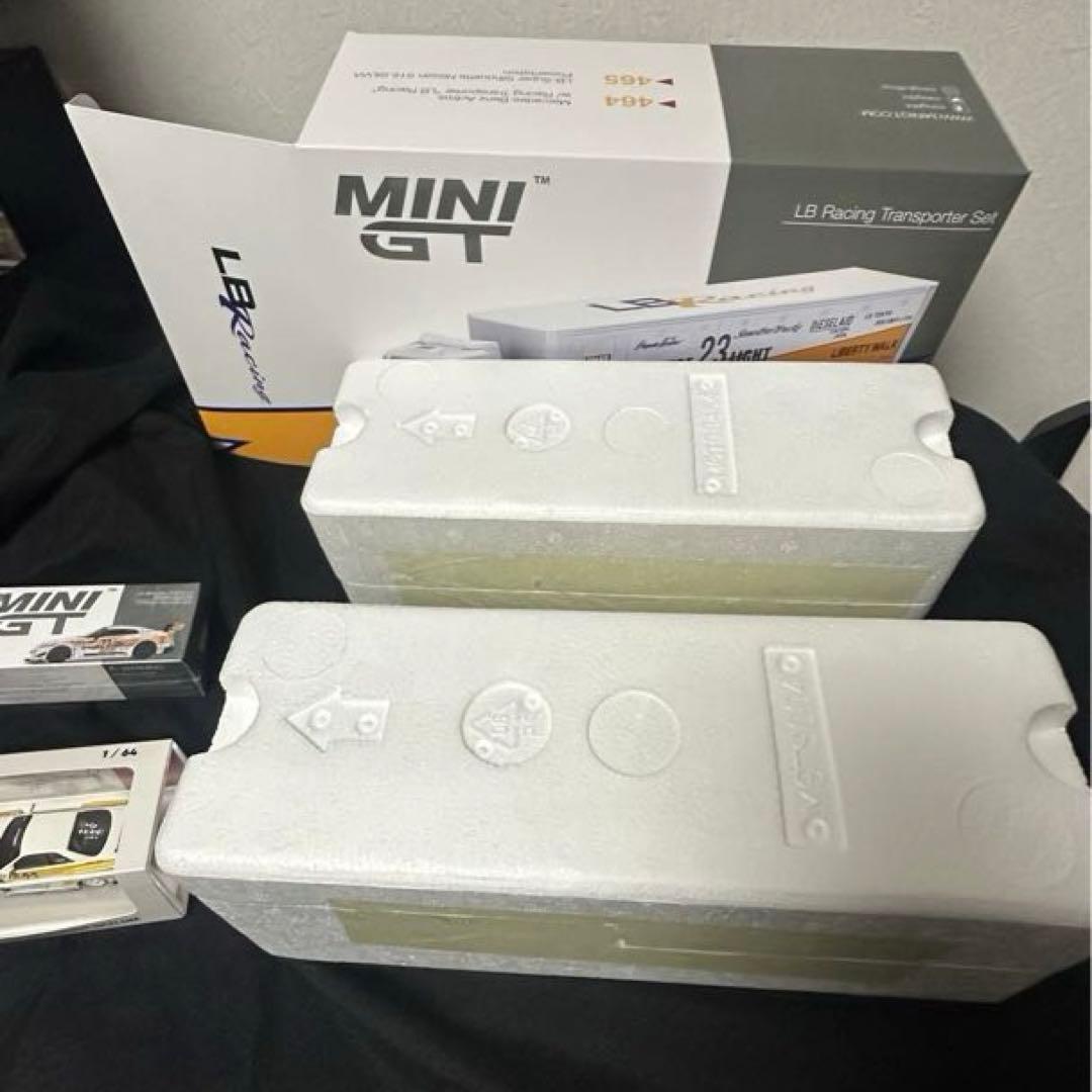 超レア！MINIGT LBレーシングトランスポーター,S15,R35,ER34