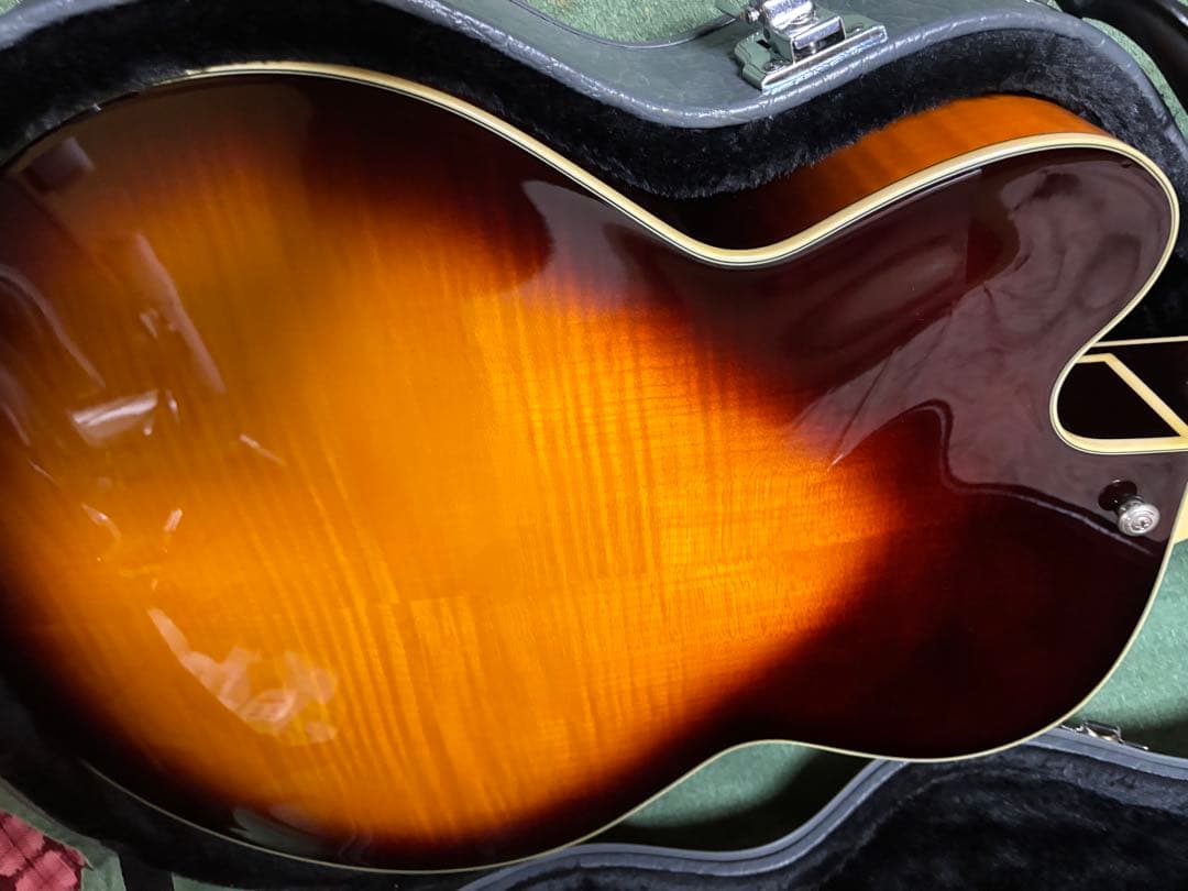 Ibanez AF105-VB フルアコPU MODアンティクィティHC付き