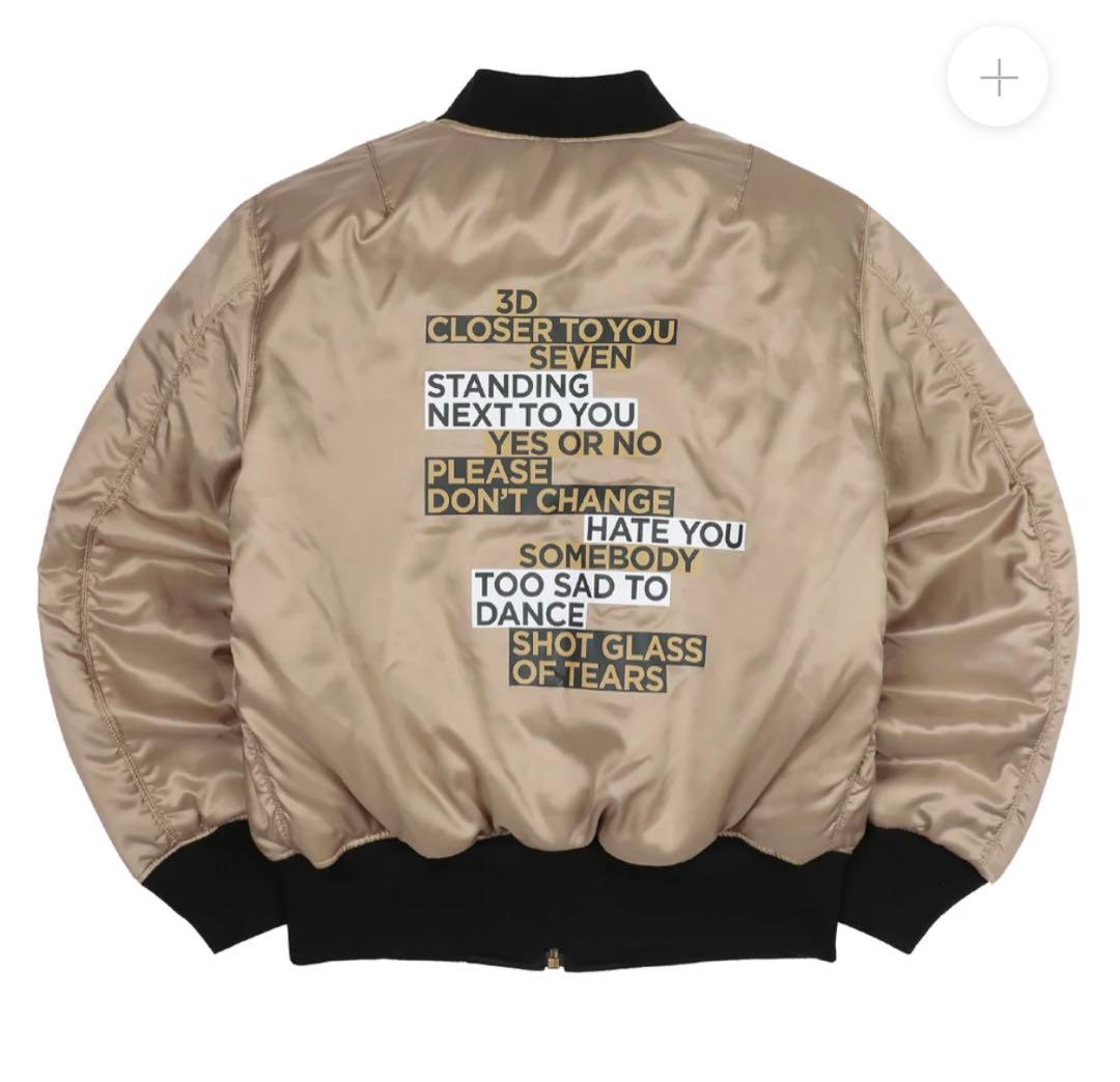 アイドル JUNGKOOK GOLDEN OVERSIZED BOMBER JACKET