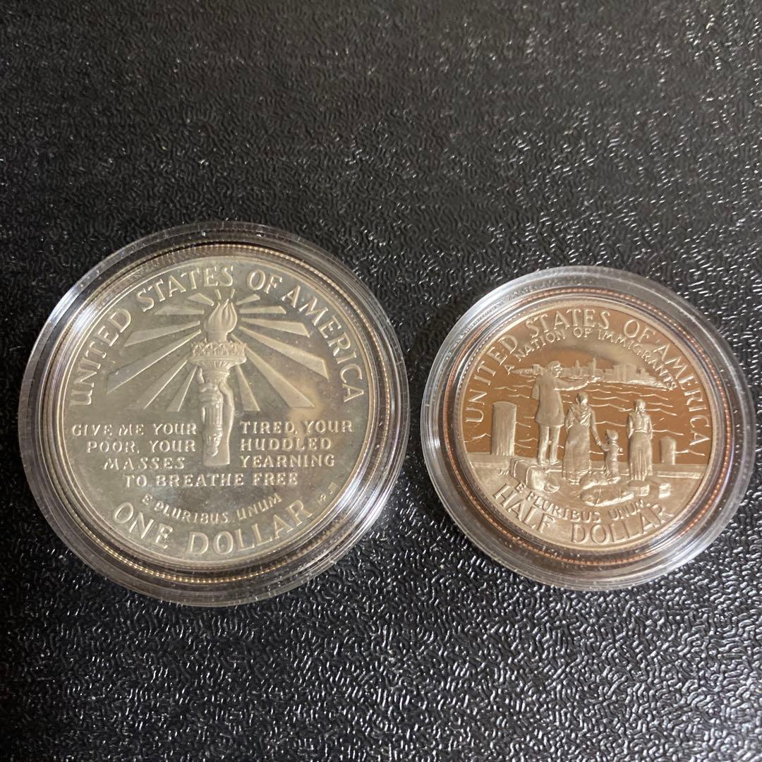 アメリカ　銀貨　シルバー　自由の女神　プルーフ　銀貨　法定　アメリカ　NY 米国