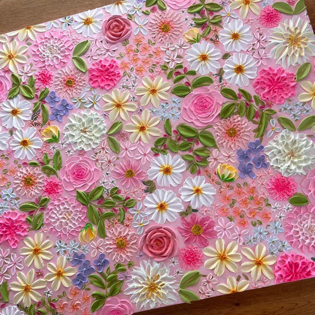 アートパネル 大型キャンバス 壁掛けアート 花の絵 花柄 ボタニカル 花図鑑 花