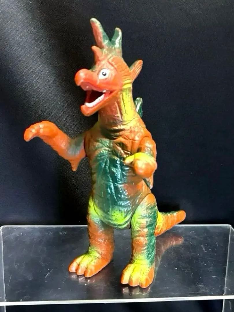 【当時物】■ ムルチ ソフビ /ポピー キングザウルス 足型 / 帰マン怪獣