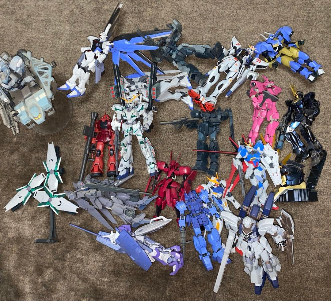 ガンプラ まとめ売り ジャンク品 ユニコーン、鉄血のオルフェンズ等