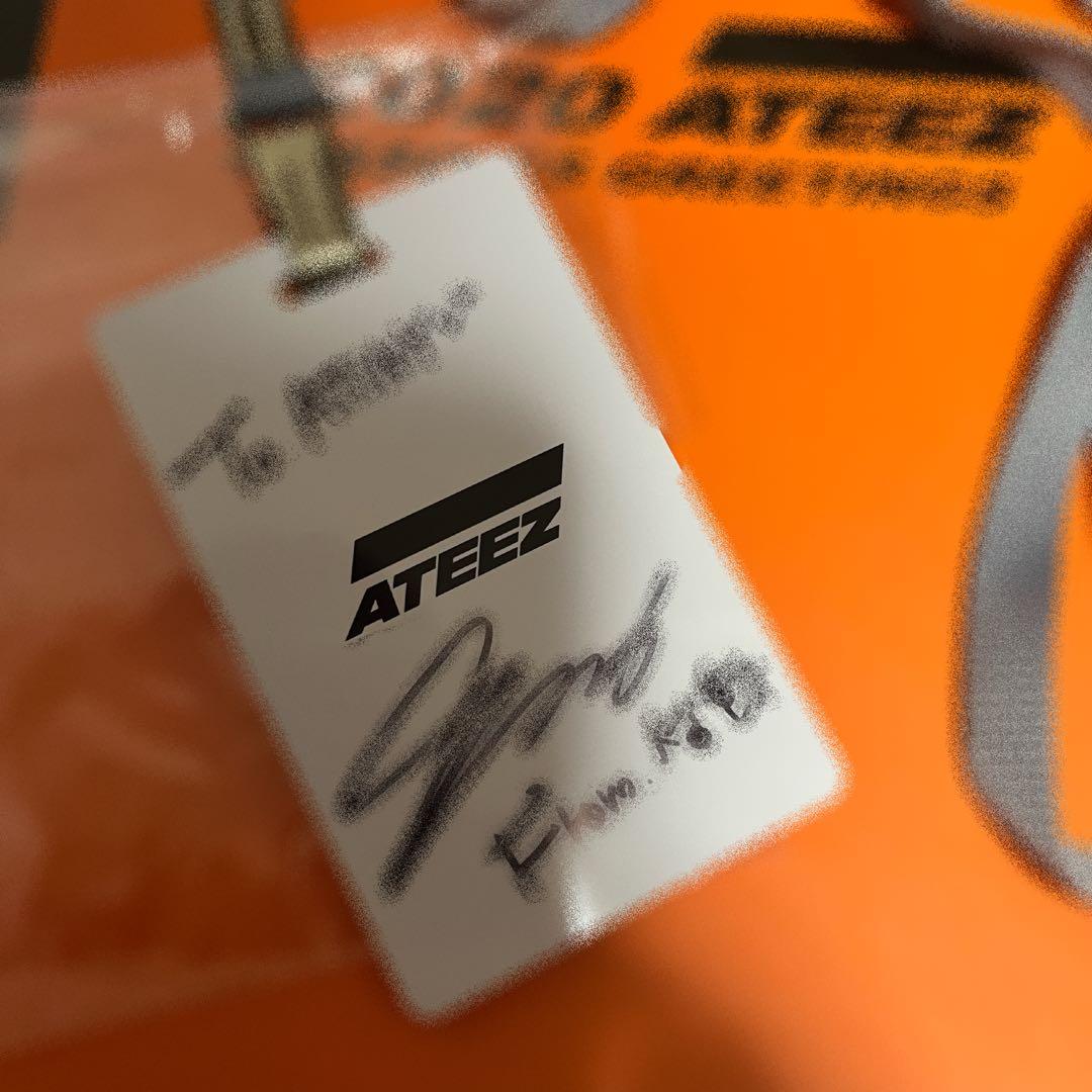 ATEEZ ソンファ 直筆サイン