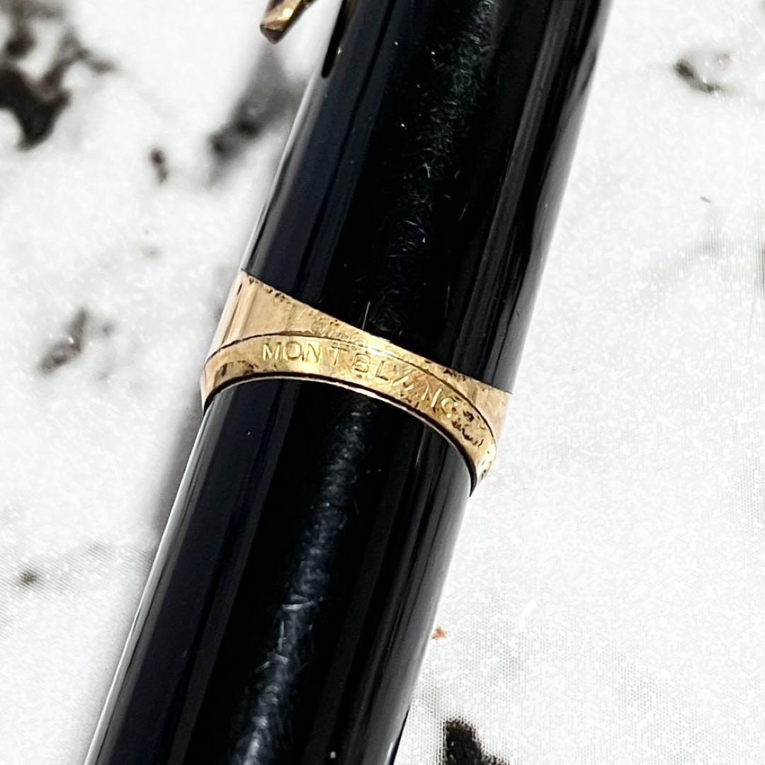 モンブラン 万年筆 121 ペン先 750 18K ブラック ホワイトスター