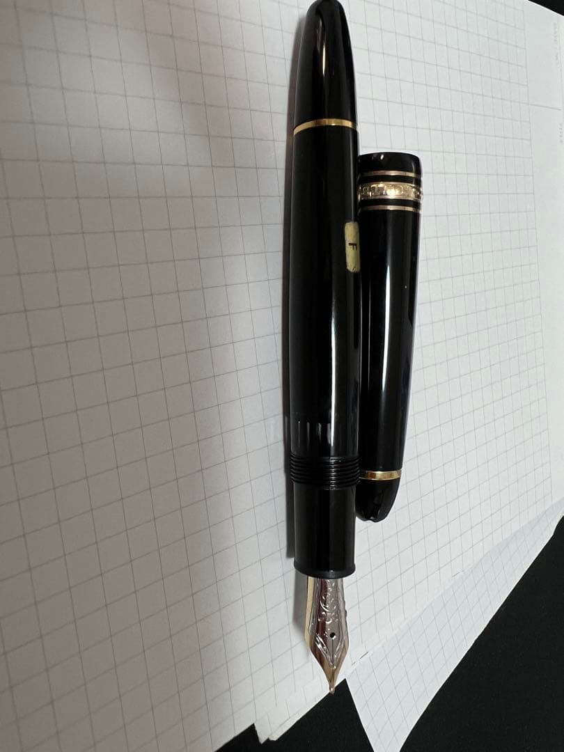 モンブラン マイスターシュテュック 146 万年筆 14C 全金 F 細字