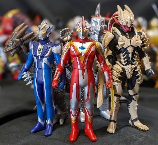ウルトラマンメビウス＆登場怪獣・宇宙人（バンダイ）ソフビフィギュア44体セット