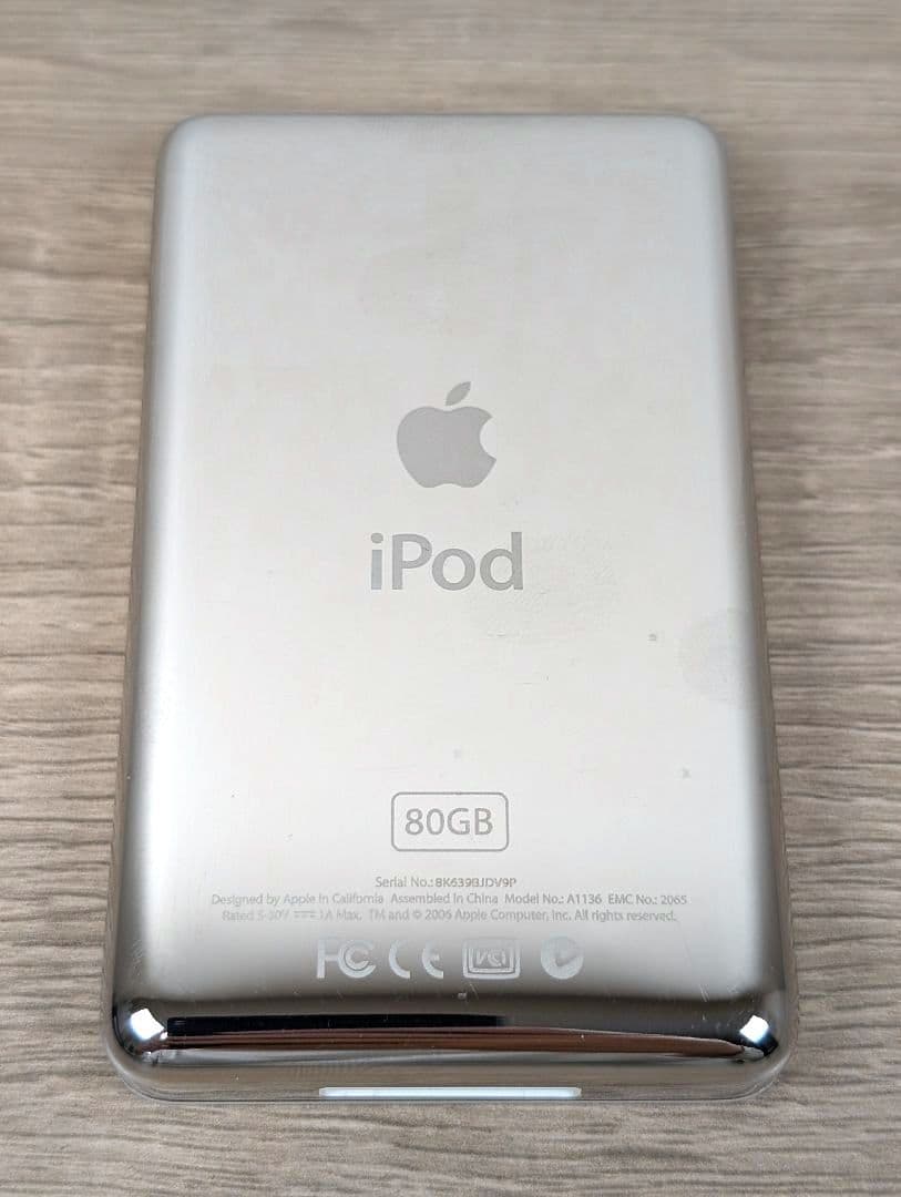 【完備品】Apple iPod Classic 80GB MA448J/A