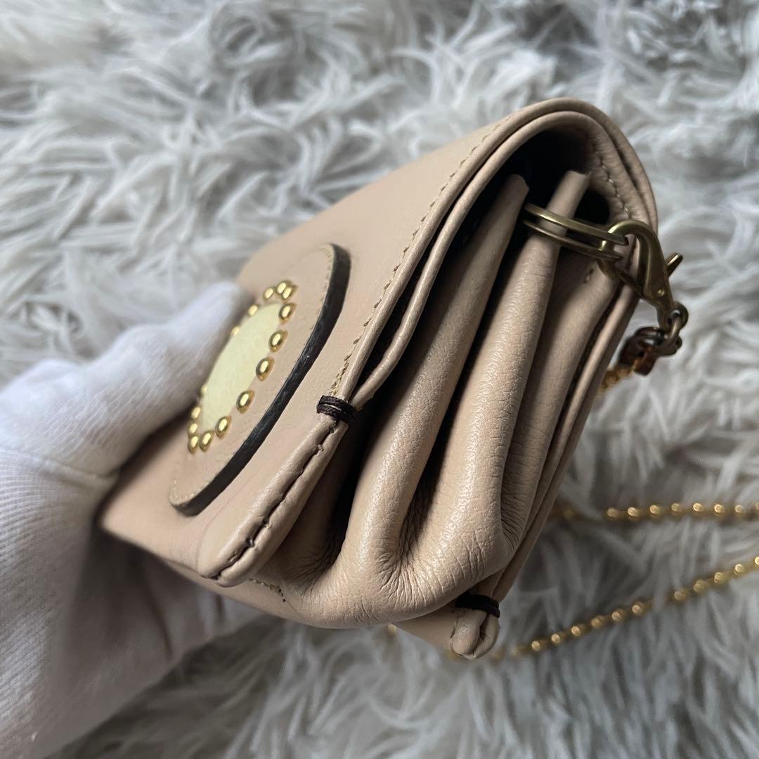 【未使用級】モキップ ミニパース ショルダーウォレット ガルーシャ