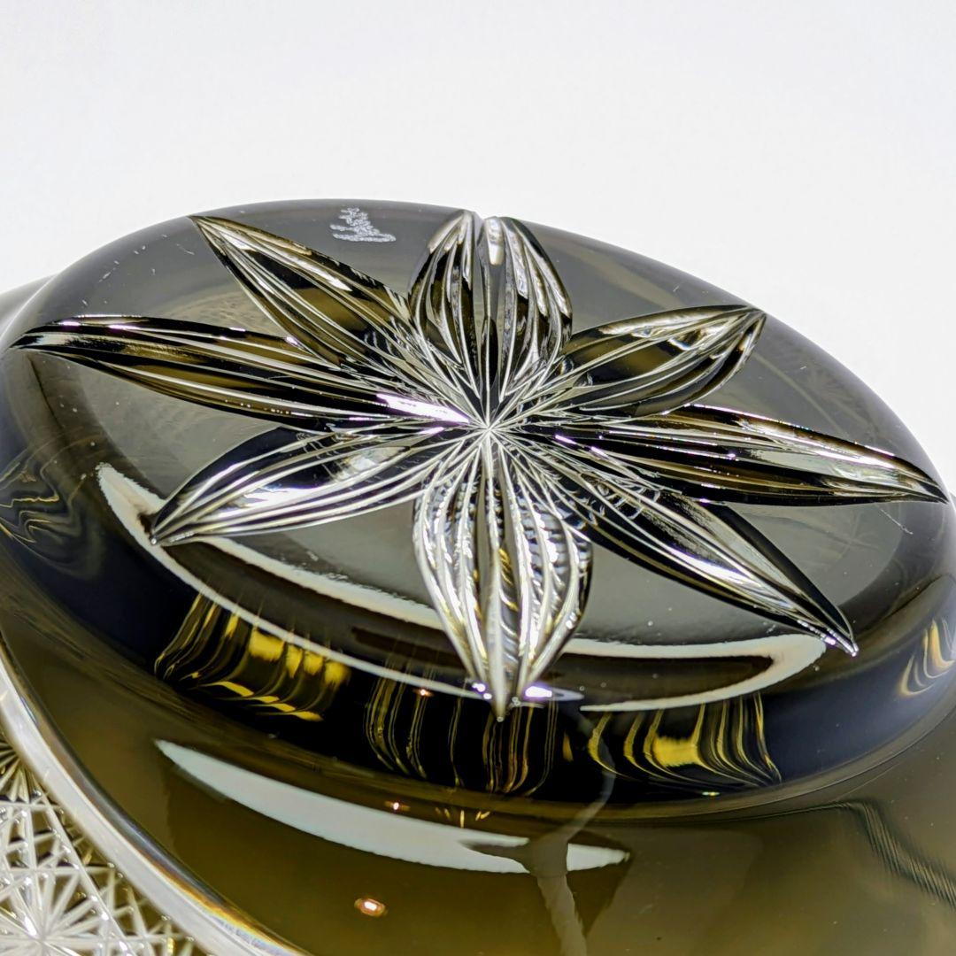 江戸切子　根本硝子工芸　 根本達也 作品　　　　中鉢【 銘： 風流 】