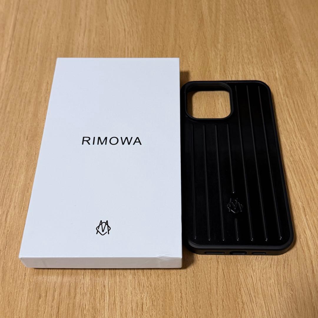 美品 RIMOWA リモワ iPhone 15proMax ケース ブラック