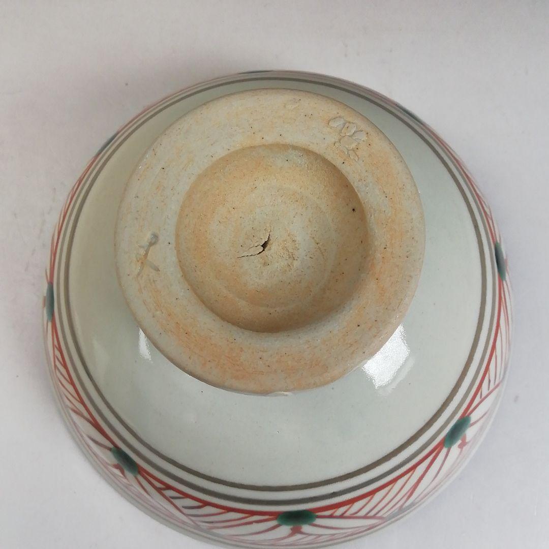 Ｗ８３　茶碗　『赤絵茶碗』『日吉窯　加藤丈佳 造』　共箱　抹茶碗　茶道具