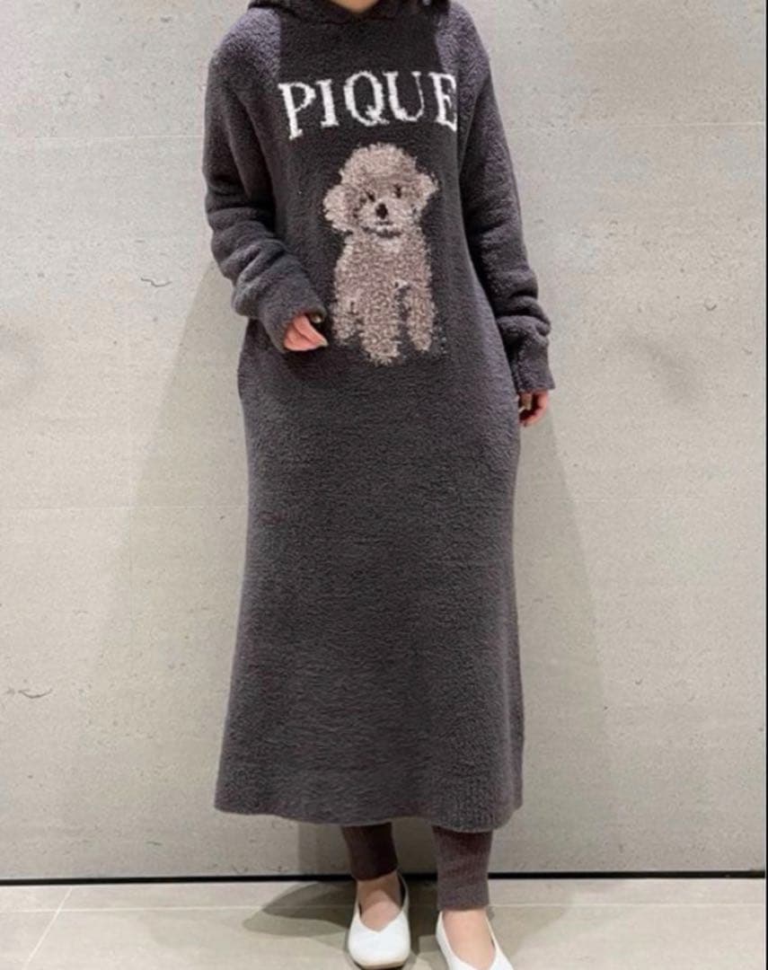 gelato pique ジェラートピケ　トイプードルジャガードワンピース