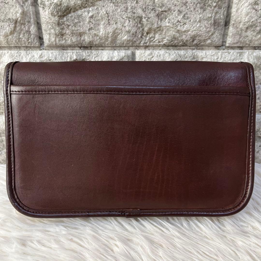 【美品】オールドコーチ　9755 USA製 グラブタンレザー　ショルダーバッグ