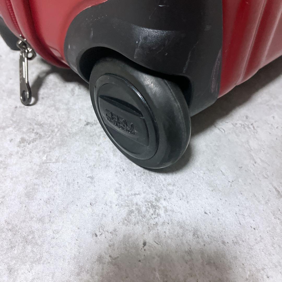 【希少】ゼロハリバートン キャリーケース 二輪 レッド