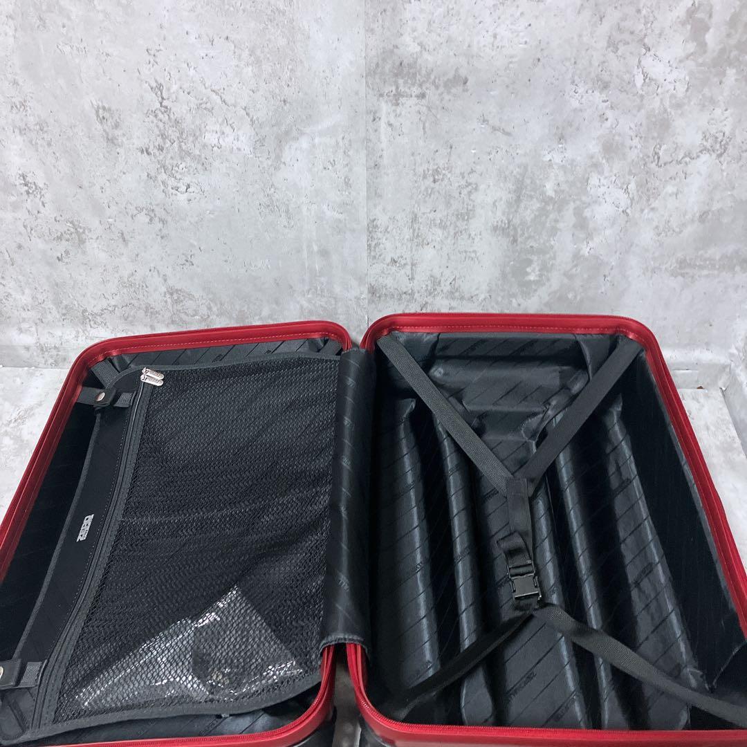 【希少】ゼロハリバートン キャリーケース 二輪 レッド