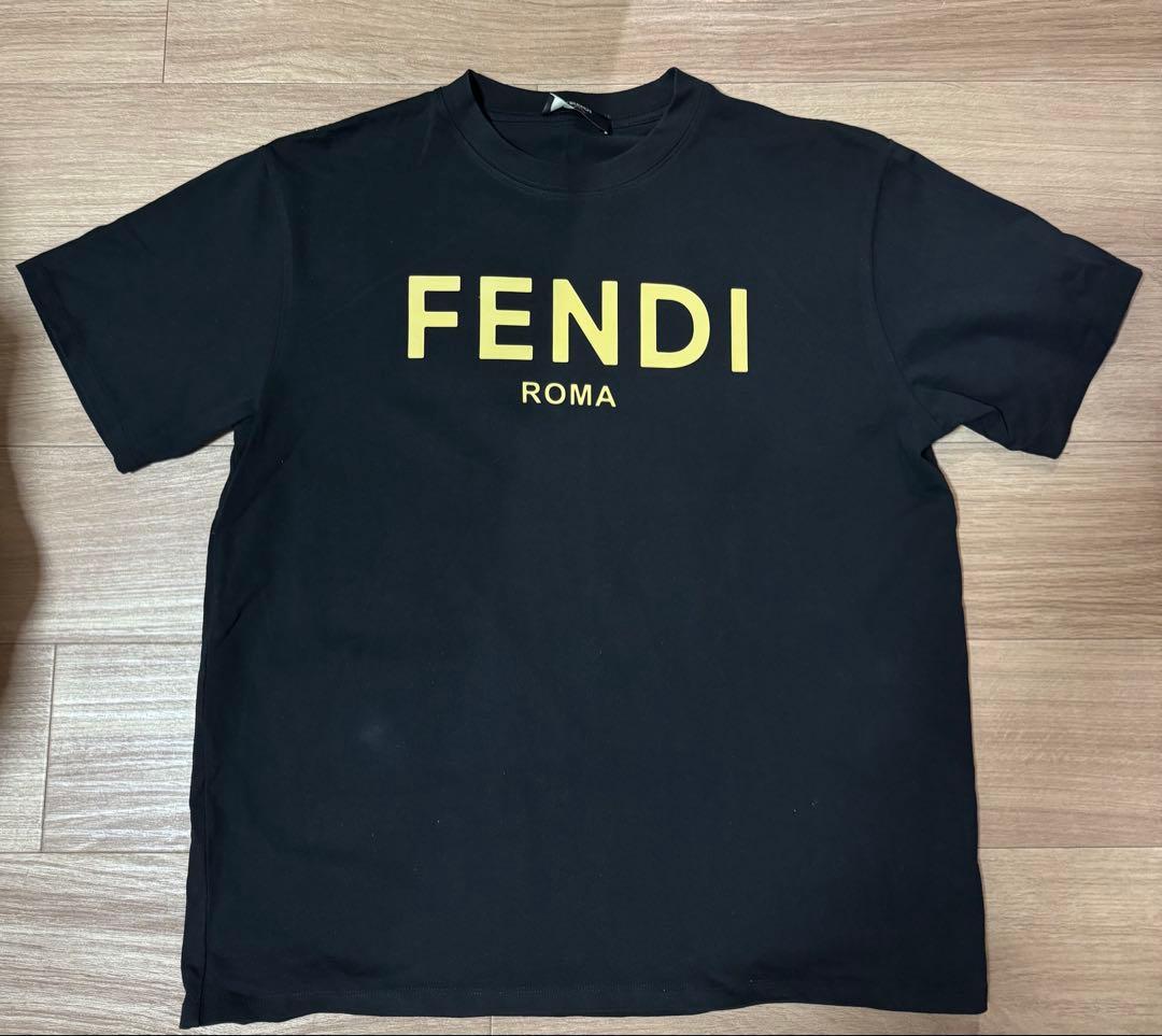 【ryuu masu】フェンディ　FENDI ブラック　Tシャツ