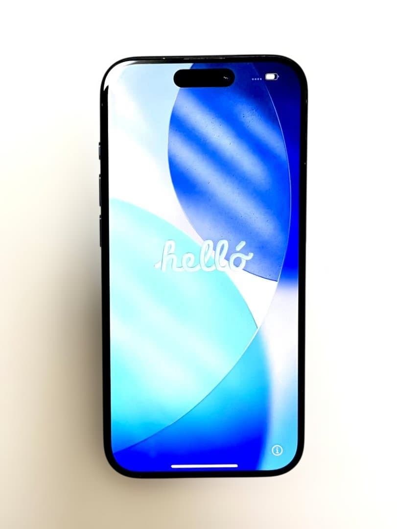 【美品】iPhone15Pro 128GB ブルーチタニウム